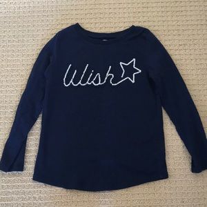 Carters sequined “wish” shirt
